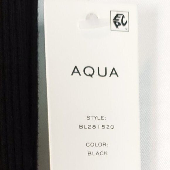 AQUA Black Cap Sleeve Midi Dress Size S - Picture 5 of 7